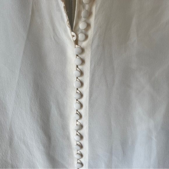 Club Monaco Silk Button Up Blouse - Picture 1 of 3